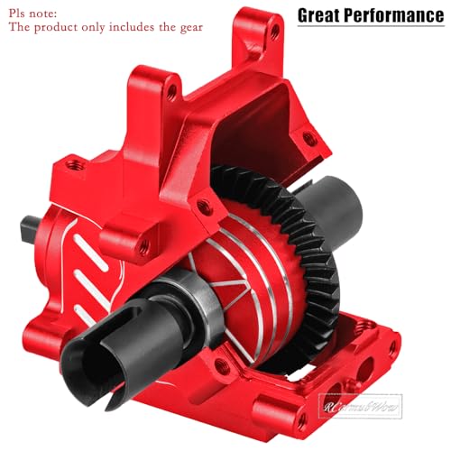 RC F/R Diff 43t &10t Input Gear Upgrades Part for 1/8 Kraton/Outcast/Talion 6S BLX EXB,Notorious 6S BLX,1/7 Mojave 6S BLX EXB,BigRock/Fireteam 6S BLX,Replace ARA310990 ARA310979,Red - color: Red(1set)