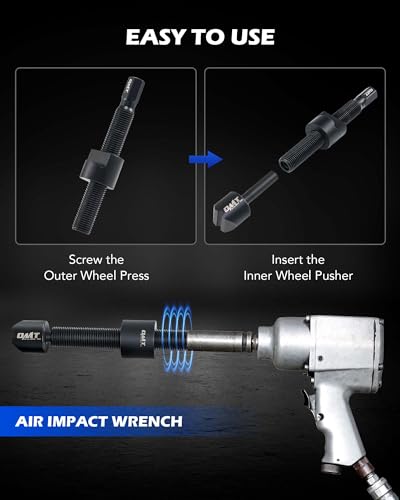 Orion Motor Tech OMT Dual Wheel Separator Tool | Dual Wheel Removal Tool Fit for Most Dually Wheels Truck Bus Van Trailer