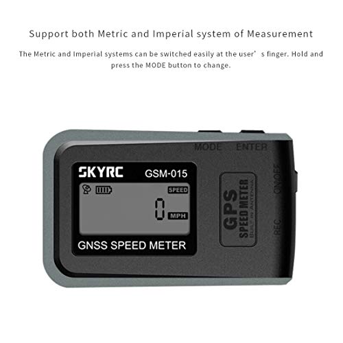 SKYRC GSM-015 GNSS GPS Speed Meter High Precision GPS Tester Height Speed Tester for RC Drones FPV Multirotor Quadcopter Airplane Helicopter