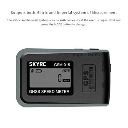 SKYRC GSM-015 GNSS GPS Speed Meter High Precision GPS Tester Height Speed Tester for RC Drones FPV Multirotor Quadcopter Airplane Helicopter