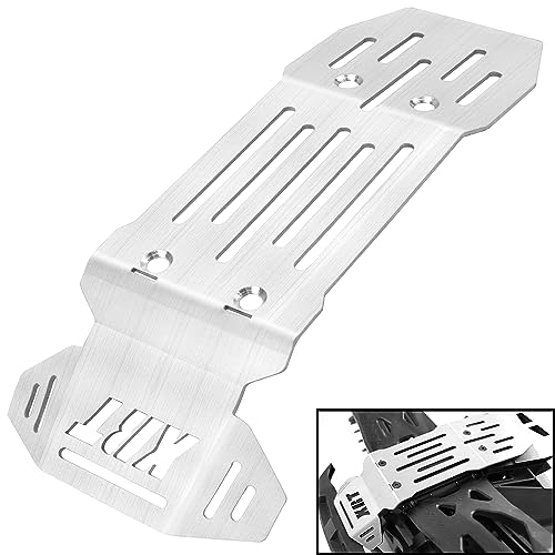 ShareGoo Stainless Steel RC Skid Plate,RC Chassis Armor Protection Front Rear Guard Plate Upgrade Parts Compatible with Traxxas XRT 1/6 78086-4 RC Car Upgrade Parts