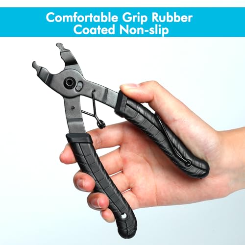 Bike Link Plier, Bicycle Chain Removal Tool Missing Link Opener Closer Plier Compatible with All Speed Bicycle Master Link Pliers