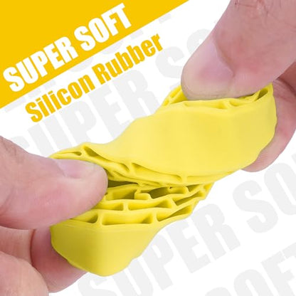 INJORA Silicone Rubber Inserts for 56-58mm*24mm 1.0" Tires(Small Yellow) - color: Yellow
