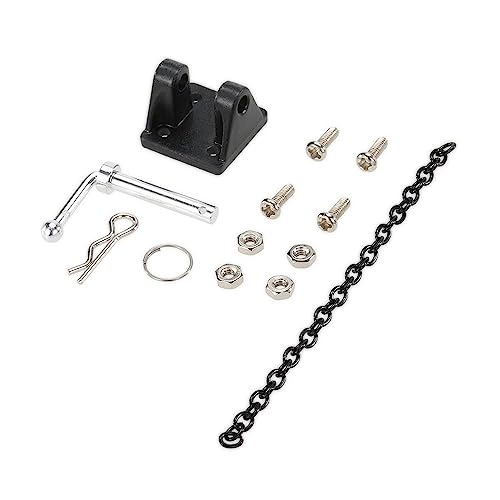 Black Metal Tow Shackle Trailer Hook for 1/10 RC Rock Crawler