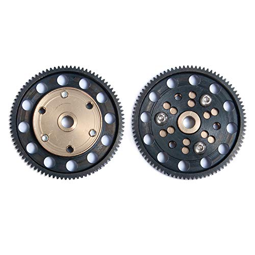 QUE-T Heavy Duty Steel Transmission Straight Gear Set for 1/10 Axial SCX10