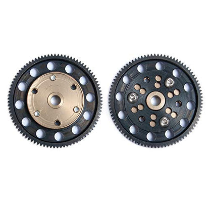QUE-T Heavy Duty Steel Transmission Straight Gear Set for 1/10 Axial SCX10