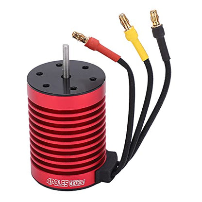 F540 4370KV Brushless Motor with Copper Windings Sensorless RC Electric Compatible /10 Car Racing Truck