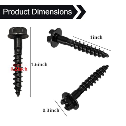 5PCS Car Air Box Screws, Vehicle Air Filter Fixing Retaining Bolts Parts, Automotive Engine Housing Fasteners Repair Screw Accessories, Compatible with Denali Compass Patriot