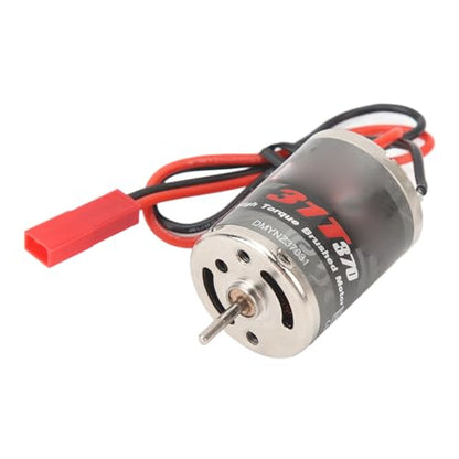 370 RC Electric Motor, 31T High Torque Brushed Motor 30000 RPM Non Load Speed RC Electric Motor for RC Boat Airplane Toys Model DIY Toys, Low Noise Efficient, Heat