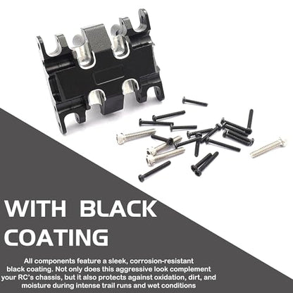 High Clearance Chassis Links & Steering Links Set & Skid Plate for SCX30 | Upgrade Parts for RC Car 4X4 RTR Brushed Rock Crawler,Precision Machining,High-strength Aluminum Alloy