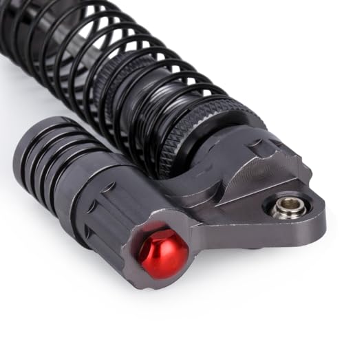 Aluminum Adjustable Piggyback Shock Absorber Oil Damper for Axial SCX10 Capra Wraith TRX4 TRX6 D90 Tamiya CC01 HSP HPI 1/10 RC Crawler Accessories Upgrade Parts