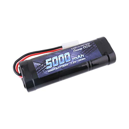 Gens ace 7.2v 5000mAh NiMh Rechargable RC Battery Packs for RC Cars,Electric Rc Monster Trucks,TRX, LOSI, Associated, HPI, TMY, Kyosho with TMY Connectors