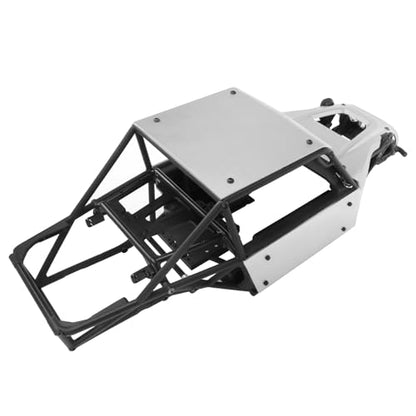 Aluminum Body Panels Kit for Vanquish H10 Optic Sparco H10 Optic Yokohama RTR 1/10 RC Crawler Upgrade Parts (White) - color: White