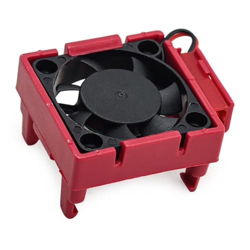 Plastic RC ESC Cooling Fan #3340 RC Spare Parts for TRAXXAS VXL-3S Slash/Rally/Bandit/Stampede RC Car (Red) - color: Red