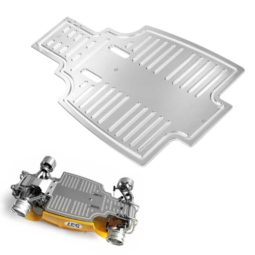 Aluminum Chassis Plate for Tamiya Sand Scorcher 1/10 RC Car Chassis Protector Skid Plate