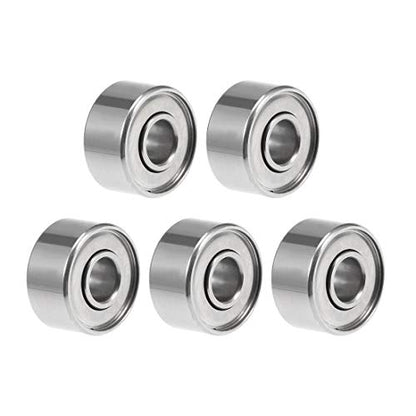 uxcell 693ZZ Deep Groove Ball Bearing 3x8x4mm Double Shielded Chrome Steel Bearings 5-Pack - size: 3mmx8mmx4mm