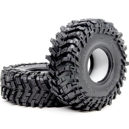 1.0 Crawler Tires 64mm Tall Super Soft Sticky All Terrain Tyre for RC 1/18 TRX4M 1/24 AX24 SCX24 FCX24 Upgrades - style: 1.0 All Terrain Tires 64mm