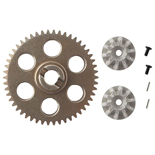 90203 Steel Machine Spur Gear & Drive Pinions Spare Parts for 1:12 Bruhless Brushed 901A 903A 905A HM124 RC Car Trucks