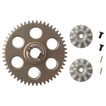 90203 Steel Machine Spur Gear & Drive Pinions Spare Parts for 1:12 Bruhless Brushed 901A 903A 905A HM124 RC Car Trucks