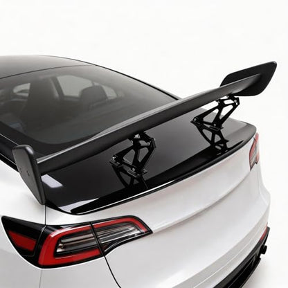 57 Inch Universal Rear Trunk Spoiler Wing Car Spoiler GT Wing Matt Black | ABS Racing Adjustable Rear Spoiler Wing Compatible with Sedan Coupe Hatchback Chevrolet Chevy Hyundai Camaro Lexus Dodge - color: Matt Black