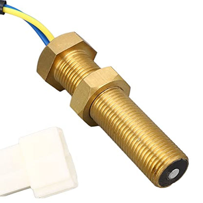 M16x1.5 Magnetic Rotate Speed Sensor - Gear Teeth Pick Up Sender - IP44 - Measure Engine Rotation Speed - for Engine Monitoring - Automotive Mechanics