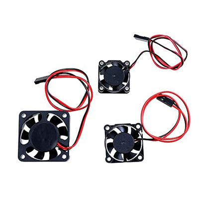 Motor Cooling Fan DC Motor RC Model Parts 30MM 5V-7V DC Cooling Fan Motor Radiator System Black Fan(30mm-2PCS)