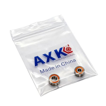 AXK 2PCS/Set Ceramic Bearing SMR115-2RS CB (5X11X4mm) & S623-2RS CB (3x10x4mm) Stainless Steel Hybrid Ceramic Ball Bearing for Fishing Reel