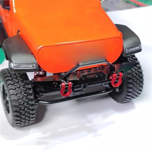 kowaku 1/12 RC Crawler Aluminum Bumper Set for MN128, Front and Rear Replacement Upgrade Parts for 1:12 RC Crawler Cars