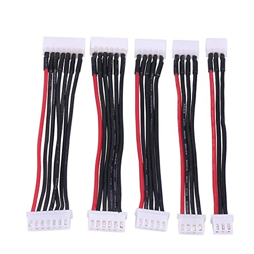 2S/3S/4S/5S/6S Battery Balance Plug Silicone Wire Extension JST XH Wire Balance s Extension Cable for li po Batteries Balance Charging, Balance Plug Extension Wire, Balance Plug Exten