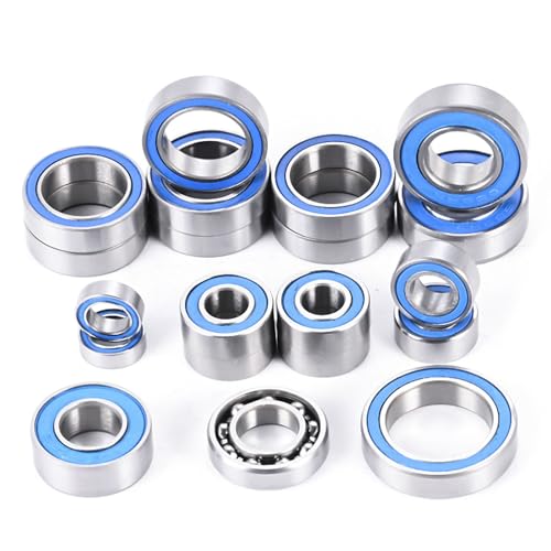 20Pcs Steel Rubber Sealed Bearings Kit for Tra-xxas Mini Maxx XRT | Slash 4X4 Short Course 1/16 RC Car Upgrade