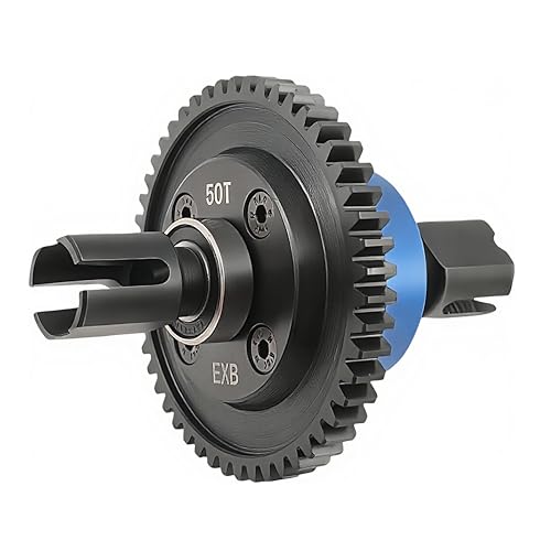 50T Center Differential Set for ARRMA Kraton Mojave Big Rock (Blue) | Steel,1/8,1/7,V5,V6,EXB,ARA310991,RC Upgrade Parts,High Strength,Wear Resistant - color: Blue