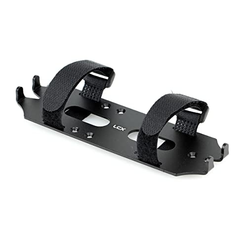 LCX Racing 1/10th RC Crawler Car CNC Machined Alloy Battery Tray for Axial SCX10 II 90046 90047, Upgrades Parts Accessories