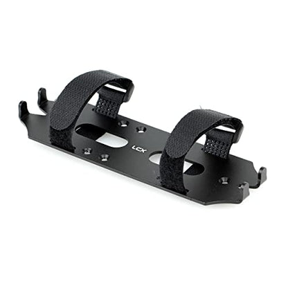 LCX Racing 1/10th RC Crawler Car CNC Machined Alloy Battery Tray for Axial SCX10 II 90046 90047, Upgrades Parts Accessories