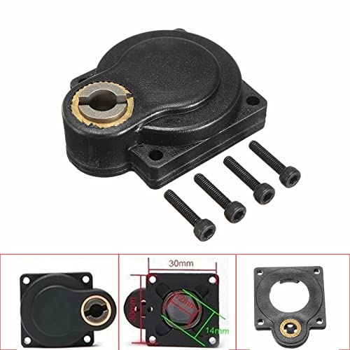 Electric E-Start Backplate Roto Starter 11011 for 1/10 RC 16 18 Nitro Engine (Black)