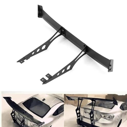 Rc Upgrade Spare Parts for Tamiya for TT01 for TT02 XV01 PTG2 for HSP 94123 FW06 for Sakura 1/10 Metal Tail Wing Rear Spoiler RC On-Road for Racing for Rally Drift Car