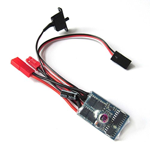 RC 20A ESC Brushed Motor Speed Controller for RC Car Boat W/O Brake