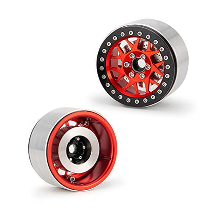 QUE-T 4pcs Heavy Duty Wheel Weights for 1/10 RC 1.9" Beadlock Rims Crawler - color: Fit for 1.9" Wheel