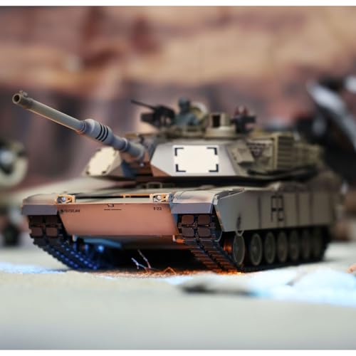 Toucan RC Hobby US in Stock Henglong 1/16 Tk7.0 Remote Control Tank M1A2 Abrams 3918 RTR Rc Model Plastic Tracks BB Airsoft that Shooting BB Bullets