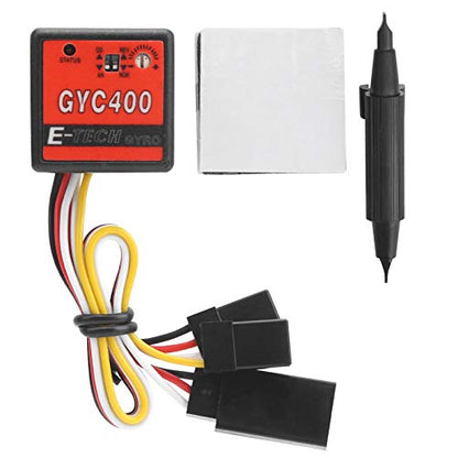 GYC400 Mini RC Gyroscope Module Drift Drive Control Gyro Stabilizer for Remote Control Car Model Plastic 2.3x2.3x1cm 15g