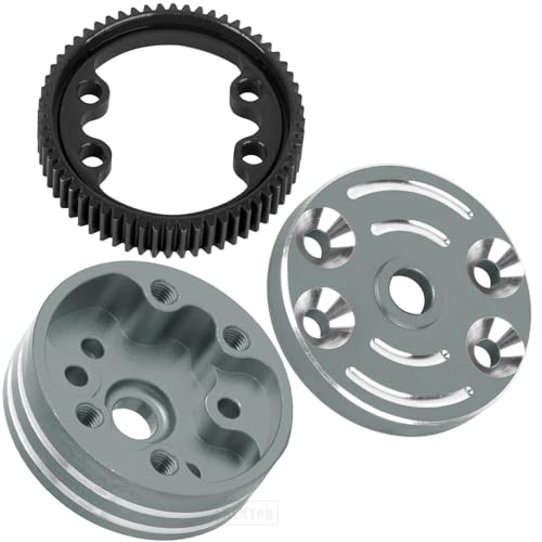 RC Differential Case Upgrades Part for 1/10 Slash 2WD VXL,Stampede 2WD VXL XL-5,Rustler 2WD VXL XL-5,Bandit 2WD VXL,Aluminum Alloy Differential Case Hop Ups,Titanium - color: Titanium - (Upgrades)
