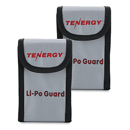 Tenergy 2 Pack, Fire Retardant Lipo Bags, Battery Bags for Charging and Storage, 5.5x3.5x2 inches Each - size: 2x Small 5.5x3.5x2in