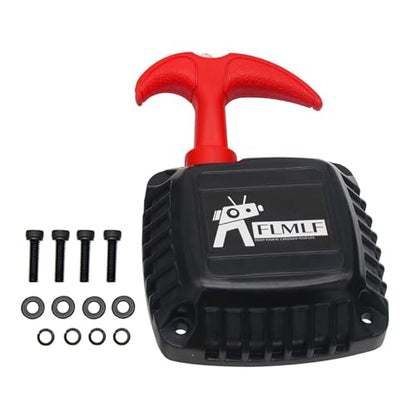 32CC 35CC 36CC Engine Easy-Start Dustproof Pull Starter (Red) | for 1/5 HPI ROFUN ROVAN KM Baja LT FG GoPed RedCat Rc Parts - color: Red