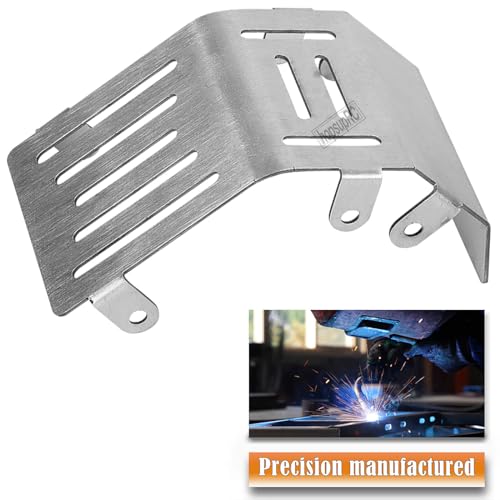 45# Steel Front Rear Chassis Armor Skid Plate Protecter Guard Upgrades Part for L0si 1/4 Promoto MX Motorcycle RTR FXR (LOS06000)(LOS06002),Front Chassis & Rear Chassis Hop Ups,Silver