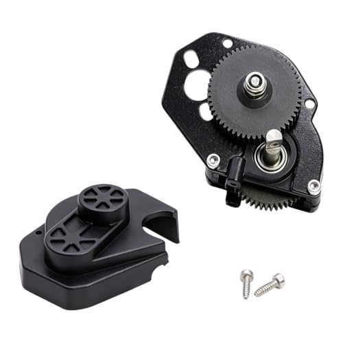 1/24 Plastic Complete Transmission Gearbox with Steel Gears for Axial SCX24 | Gear box for RC Crawler Axial SCX24 Deadbolt C10 JLU Gladiator Bronco Upgrade