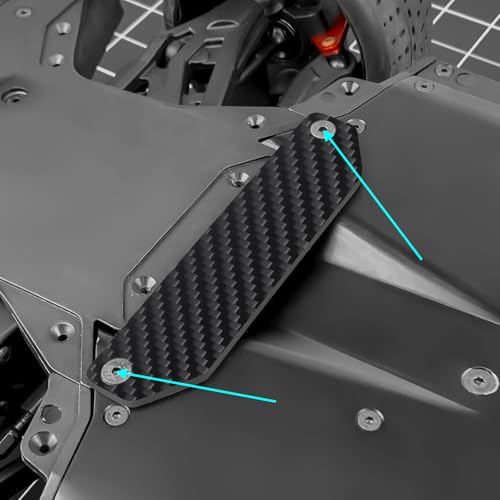 1/7 Rc Car Skid Plate Chassis Carbon Fiber for 1/7 ARRMA Felony 6S BLX Infraction 6S BLX V2 Upgrade Part