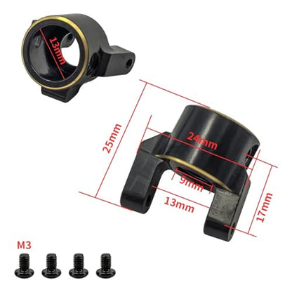 RC Cars Crawler Parts Compatible with Axial SCX10 PRO Metal Front C Hub Carrier Caster Block 1/10 RC Crawler Car Upgrade Parts Accessories