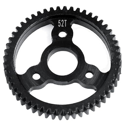 32P Spur Gear, 52T 0.8 Metric Pitch, Compatible with 32-Pitch, Hardened Steel 52 Tooth 0.8M Spur Main Gear for 1/10 TRAXXAS Ford Rustler Slash Stampede 4X4 Arrma, Replace #6843 - size: M0.8-Spur Gear-52T