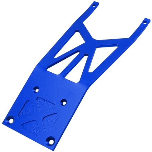 Aluminum Front Skid Plate Skidplate #5837 Compatible with Traxxas Slash 2WD 1/10 RC Car Upgrade Parts(Blue) - color: Blue