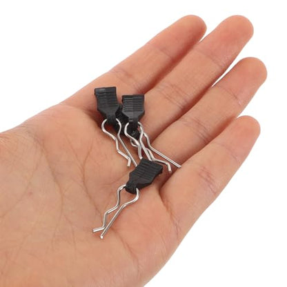 20pcs Universal Rc Car Body Clips with Pull Tabs Bent R-Type Fasteners for Rc Car and Truck Shells Vehicle Spare Parts