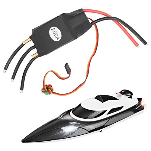 200A Electric Brushless Motor Controller,ESC Brushless Water Cooled Electric Speed Controller ESC for RC Boat Airboat Model